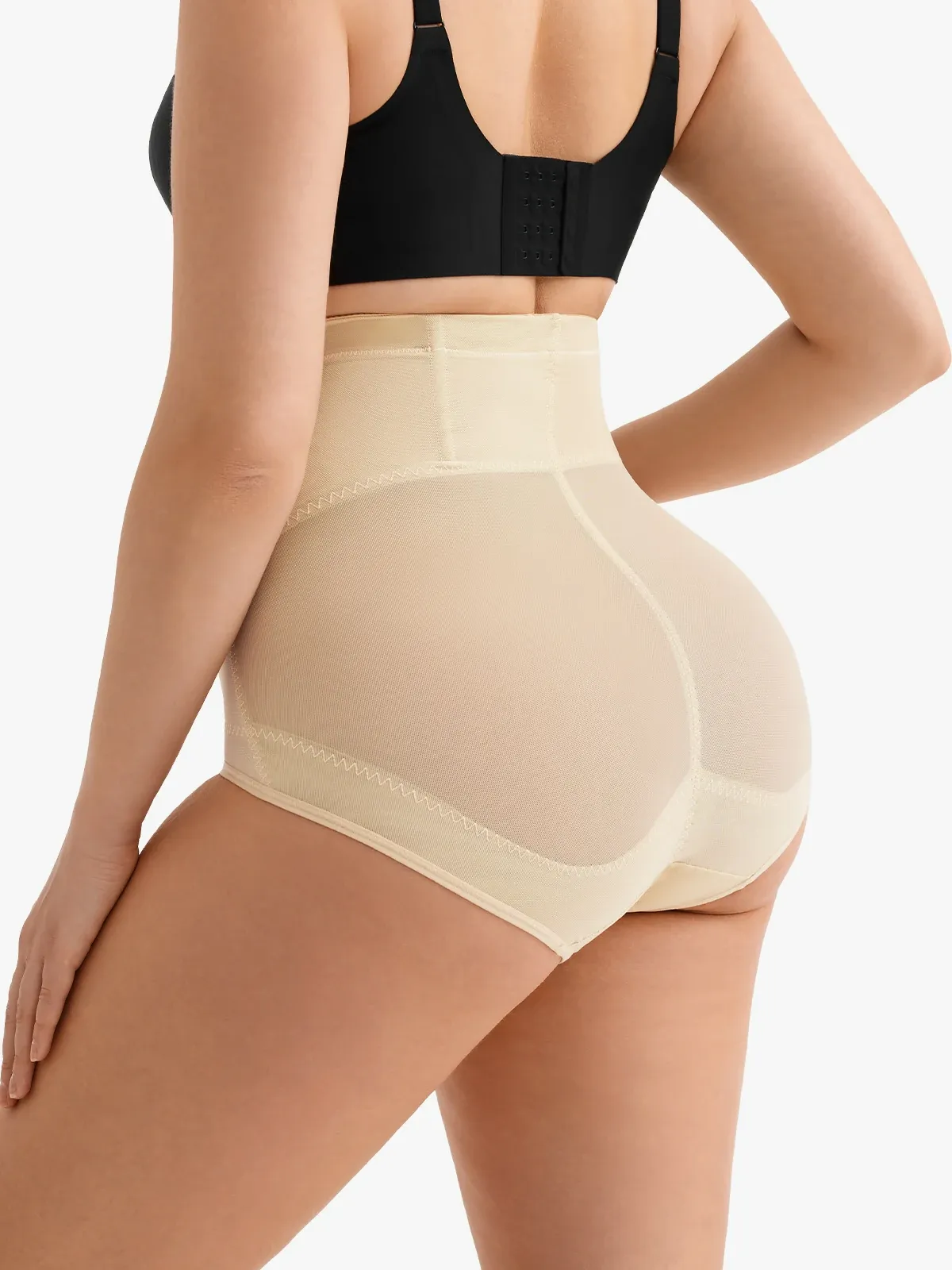 Women Hi-Waist Double Tummy Control Panty