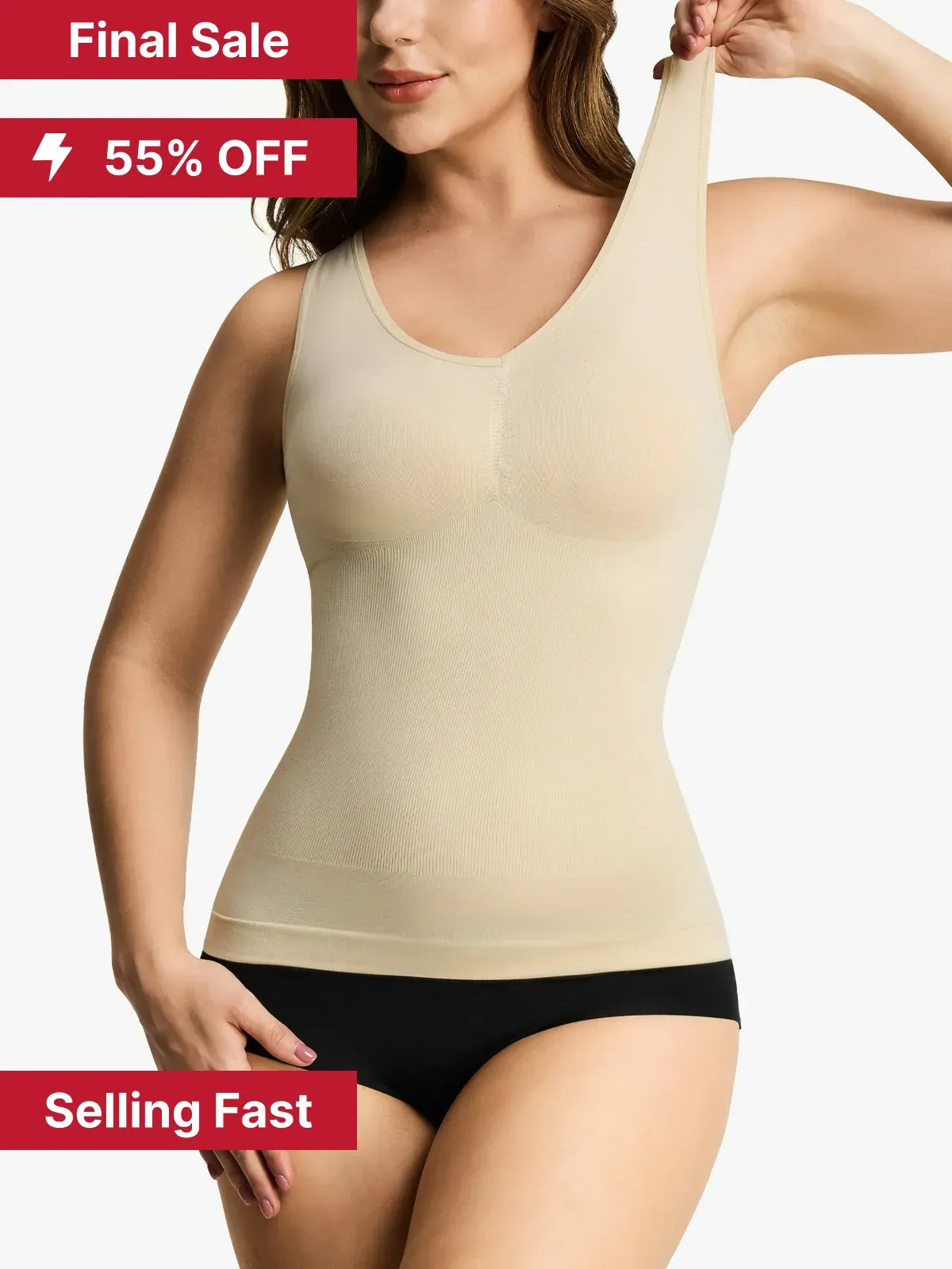 Seamless Breathable Smoothing Shaper Tank Top
