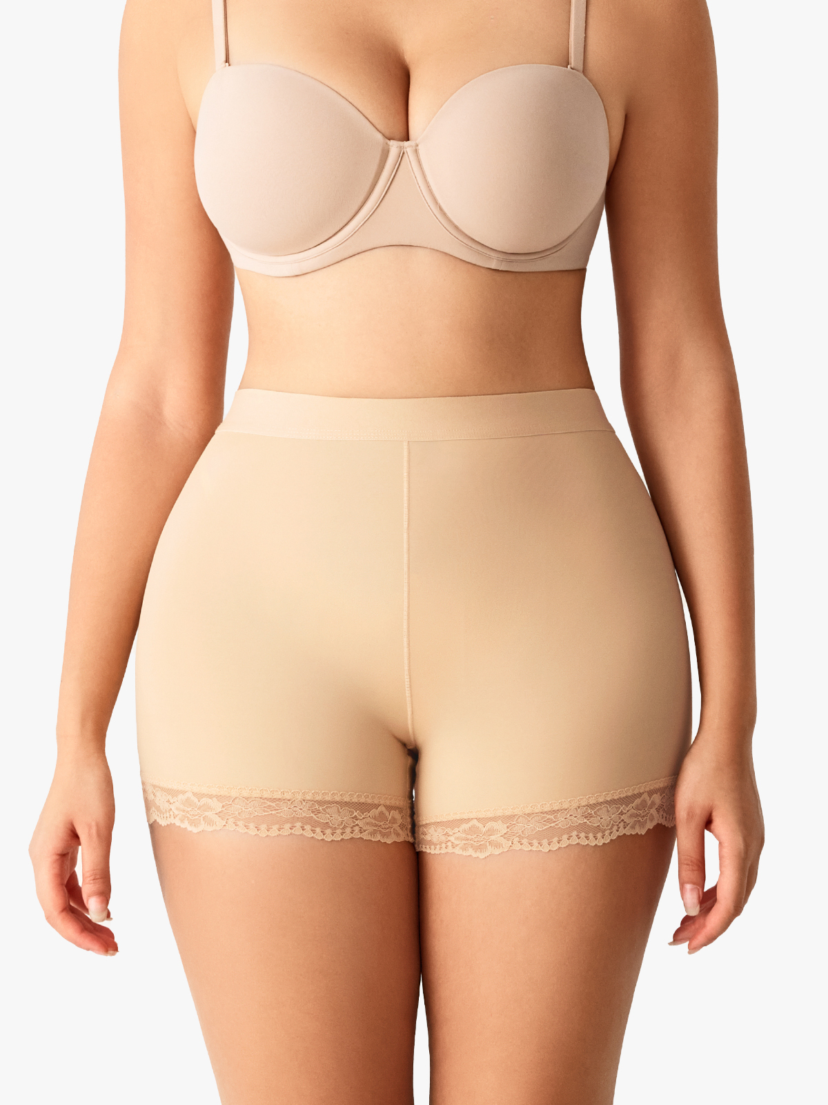 Padded Mid-Rise Butt Lifter Shorts