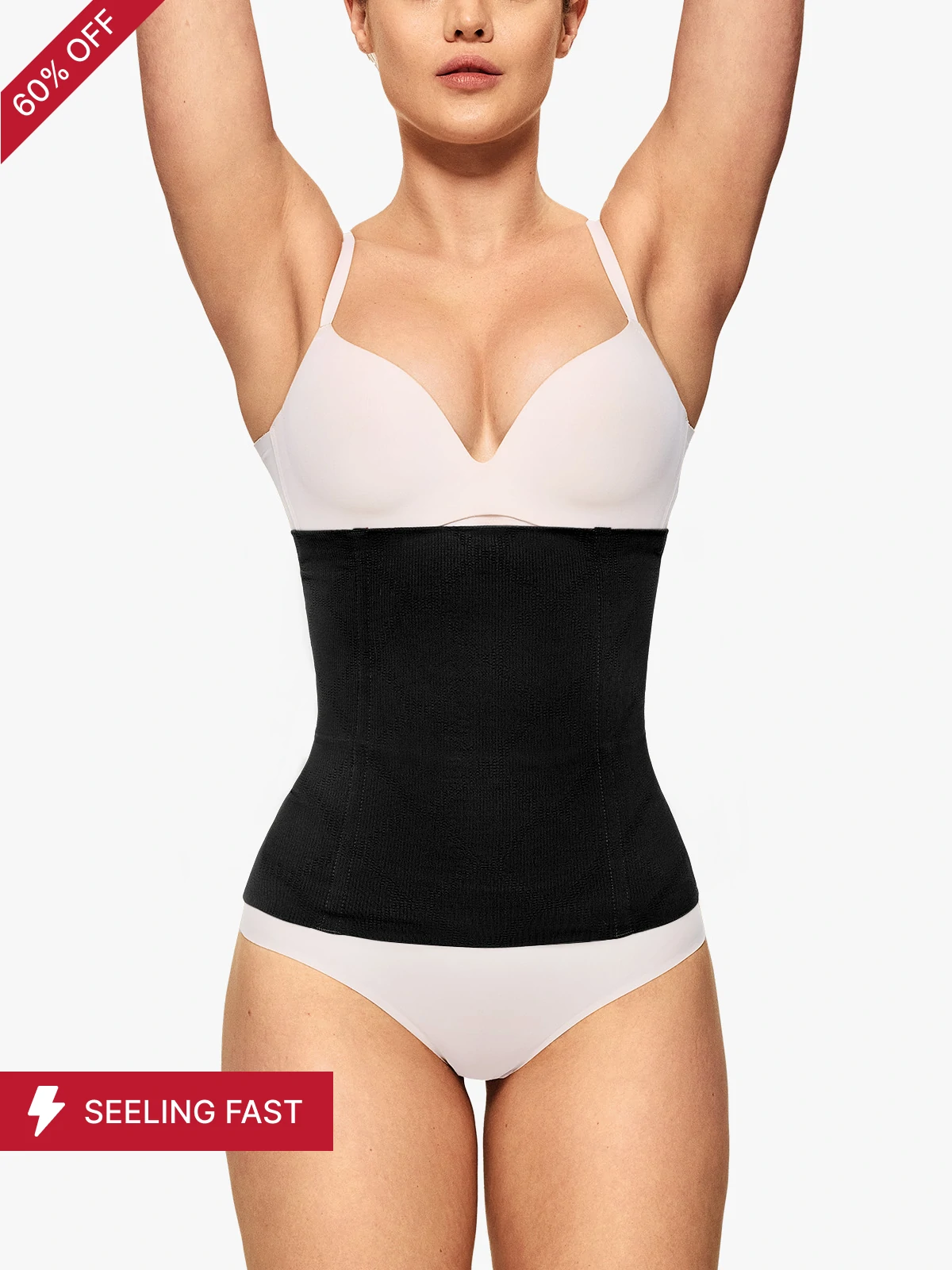 Seamless Everyday Waist Trainer Steel Boned Tummy Control Waist Cincher