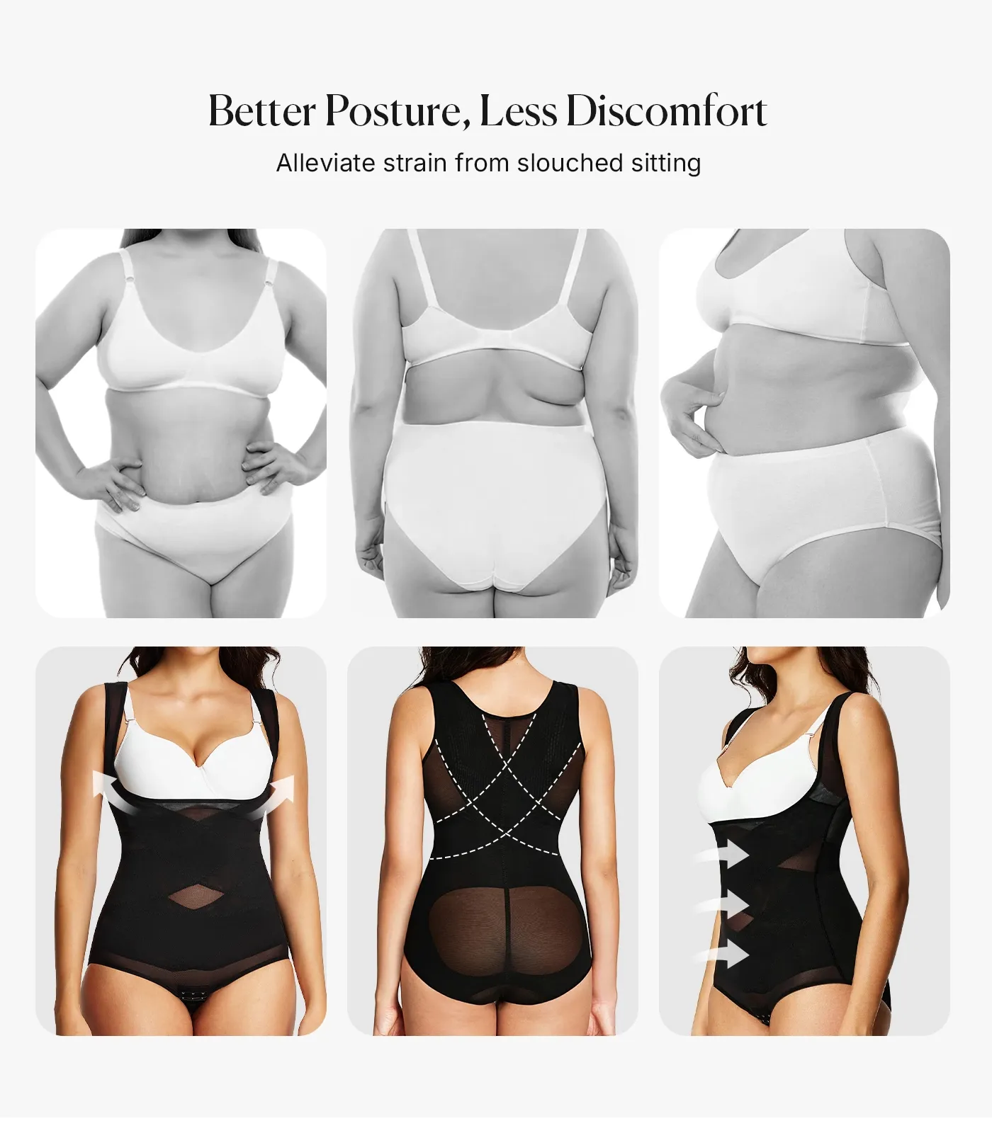 Tummy Control Mesh Slimming Girdles Shapewear Bodysuit