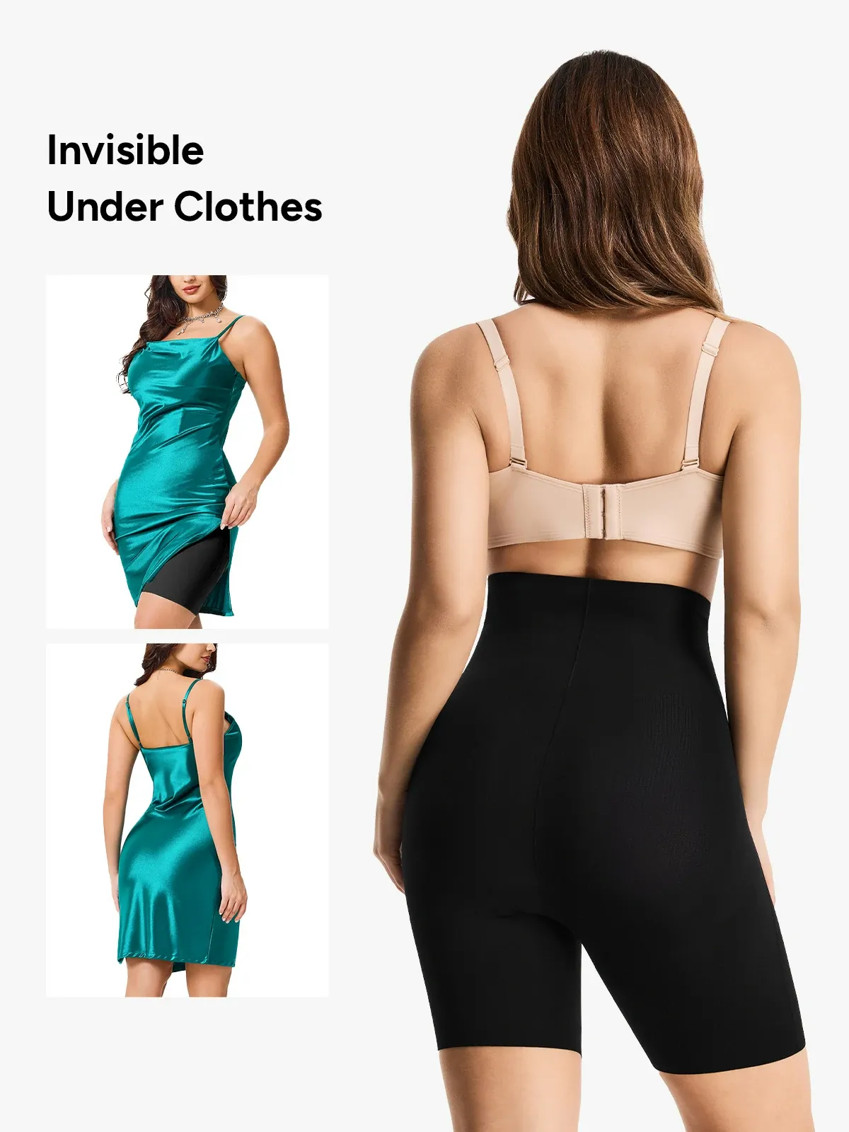 High Waist Belly Smoothing Invisible Shorts