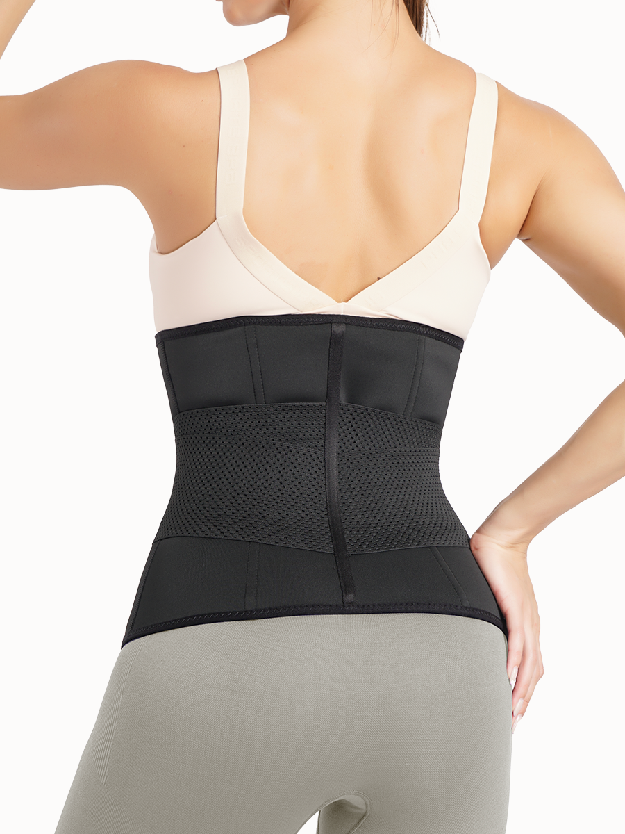 Women's Slim Waist Cincher With Front Strong Zipper For Workout And Everyday Wear-Brabic