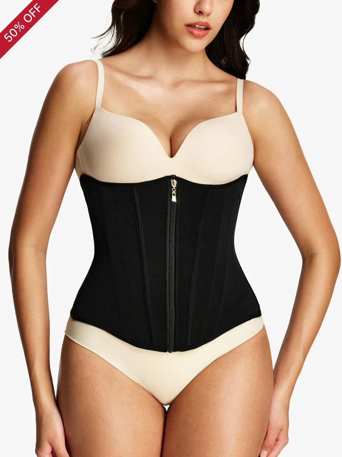Zip up Smoothing Waist Cincher