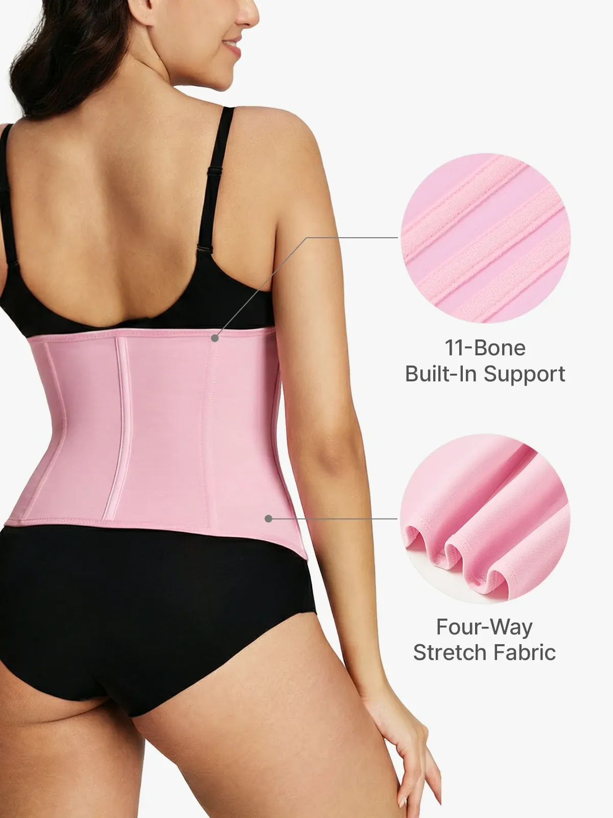 Zip up Smoothing Waist Cincher