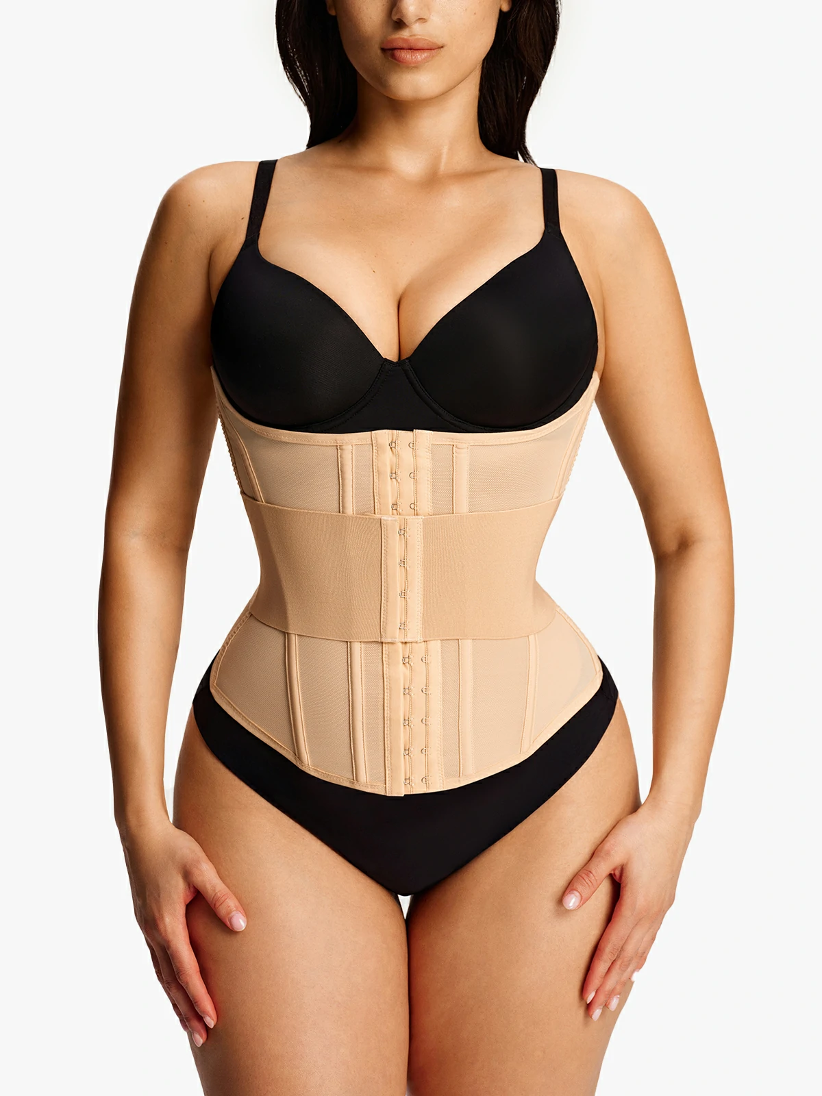 Mesh Steel-Bone Support Waist Cincher