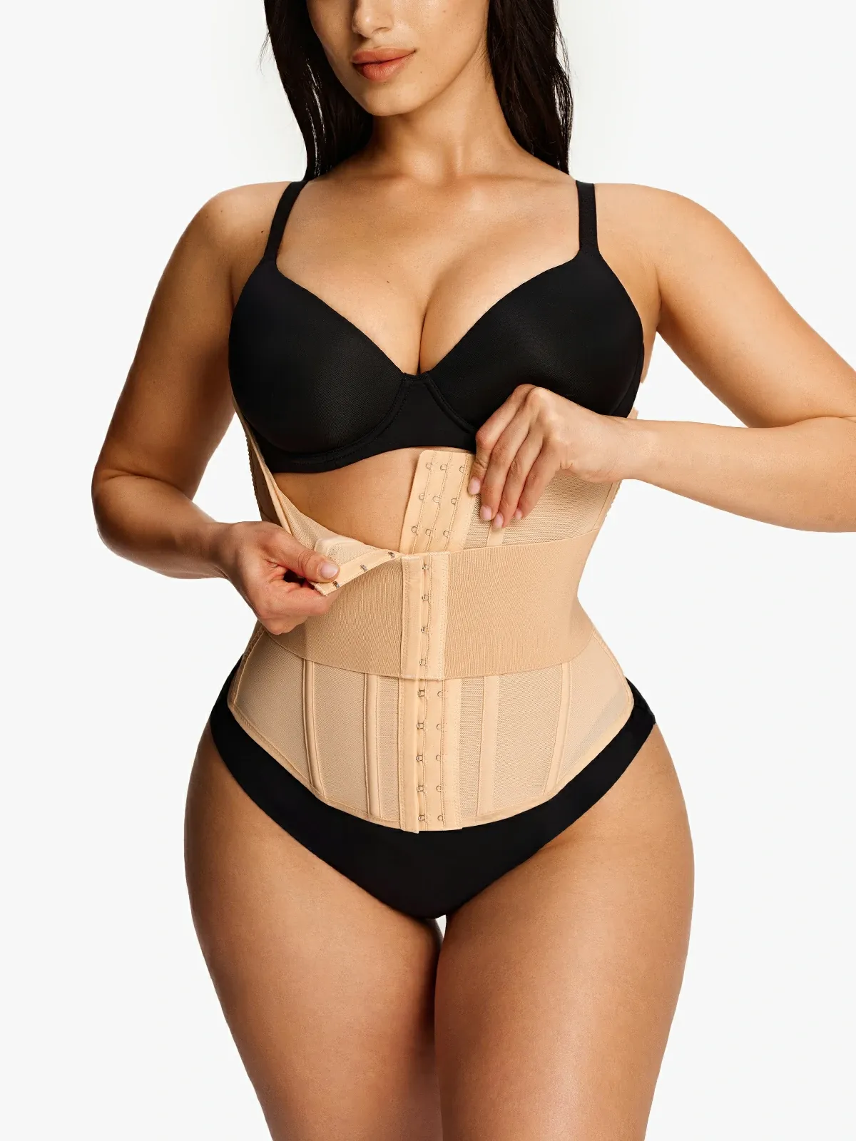 Mesh Steel-Bone Support Waist Cincher