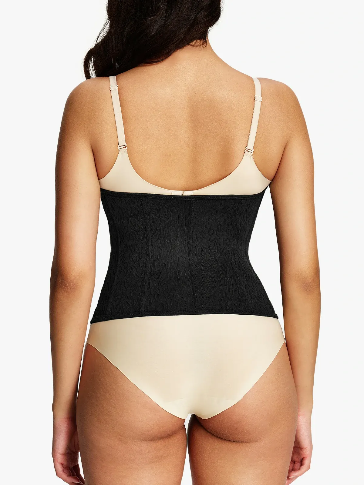 Jacquard Boning Support Waist Cincher