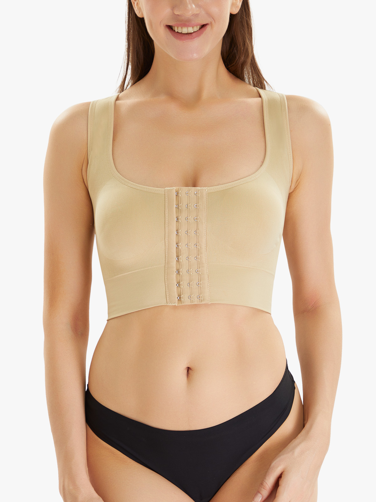Post Surgery Sports Bra Front Closure Comfortable Mastectomy Bra-Brabic