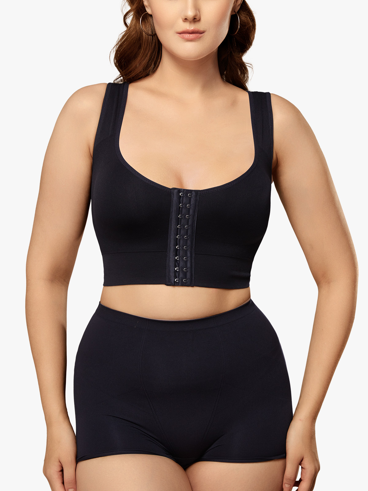 Post Surgery Sports Bra Front Closure Comfortable Mastectomy Bra-Brabic