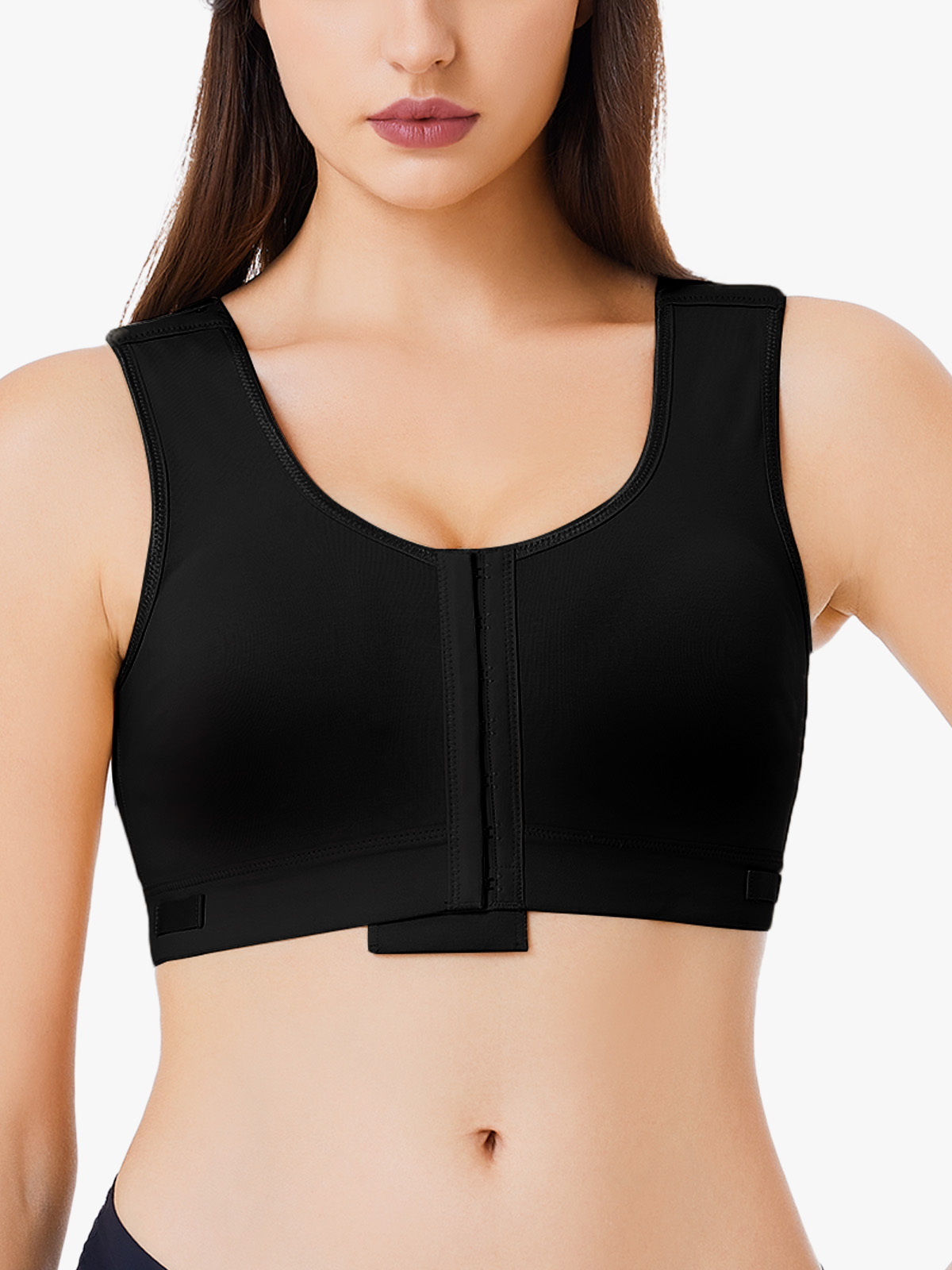 Front Closure Adjustable Mastectomy Bra Comfortable Post-Surgery Bra-Brabic