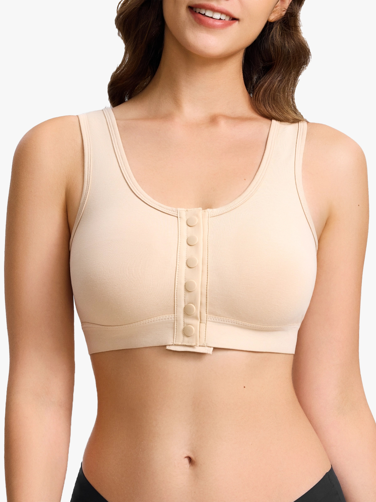 Front Closure Comfort Soft Mastectomy Bra