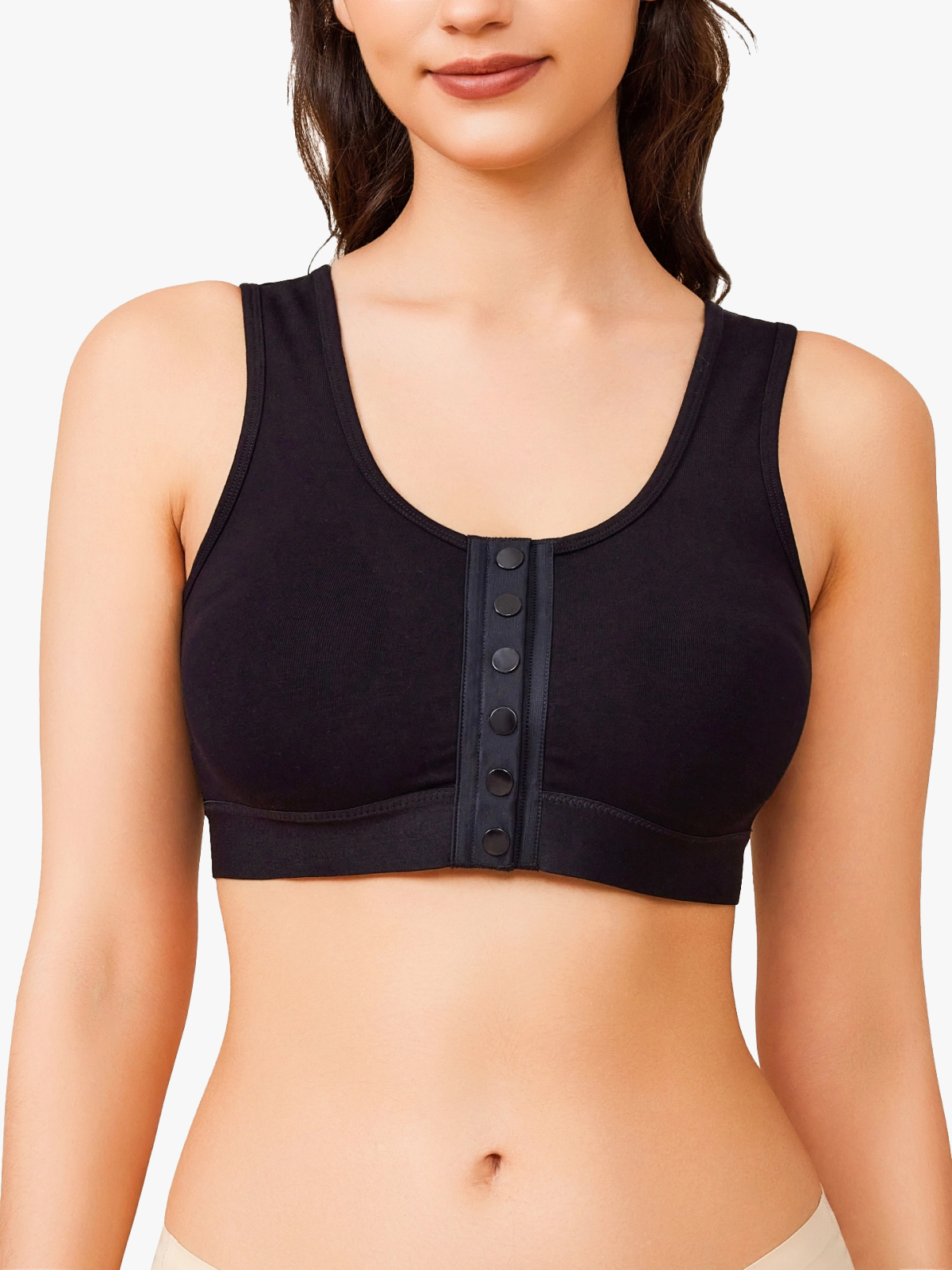 Front Closure Comfort Soft Mastectomy Bra