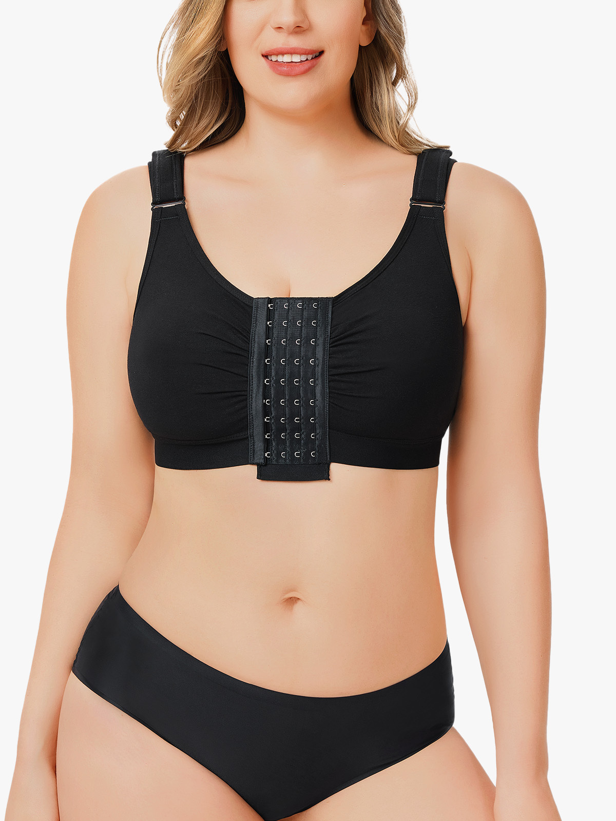 Front-Clourse Full Coverage Comfort Mastectomy Post Surgery Bra