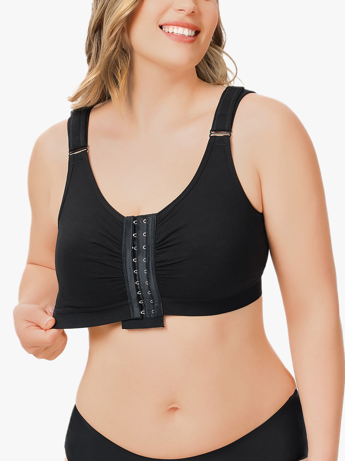 Front-Clourse Full Coverage Comfort Mastectomy Post Surgery Bra