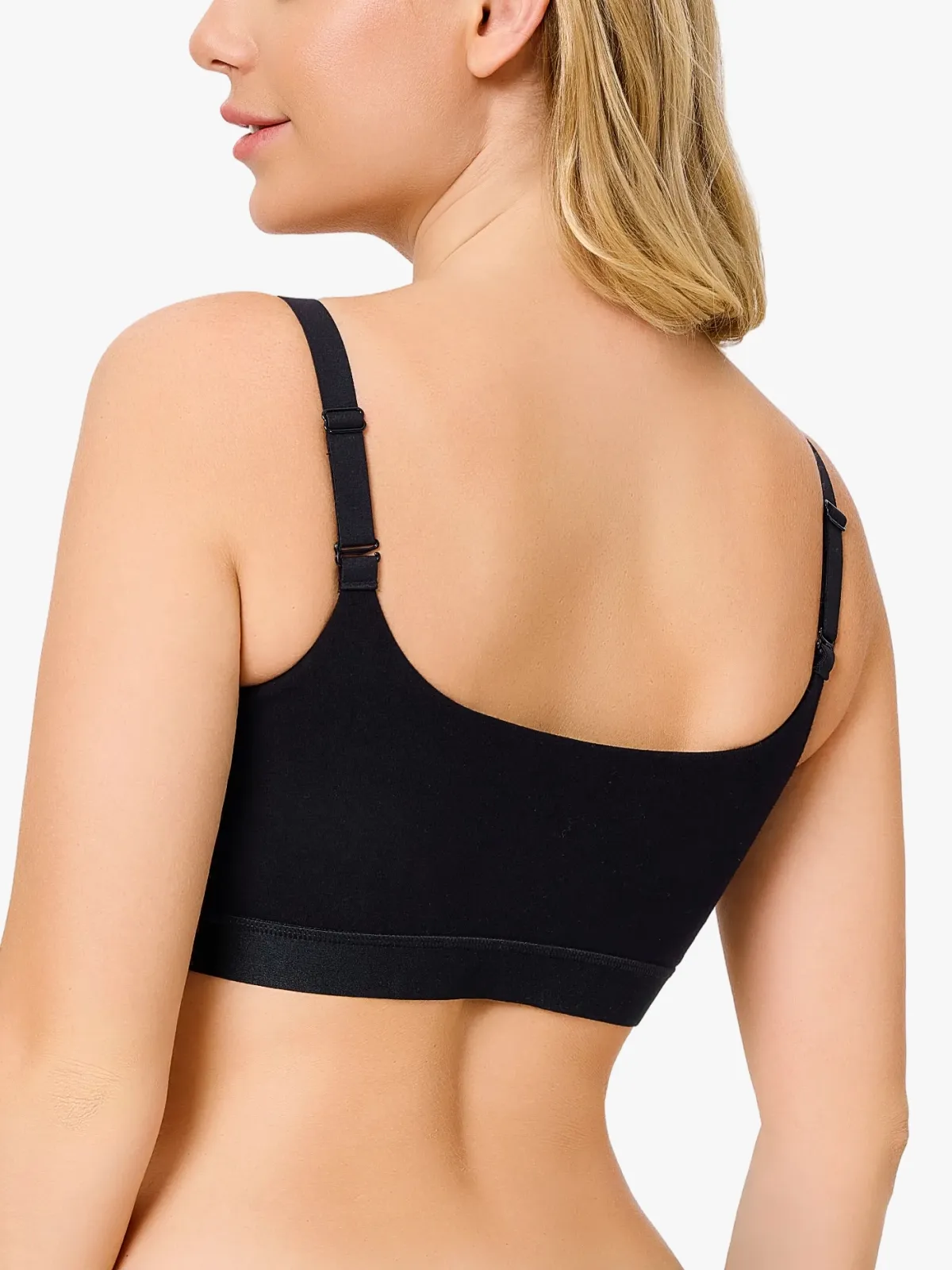 Front-Zip Back Smoothing Everyday Bra