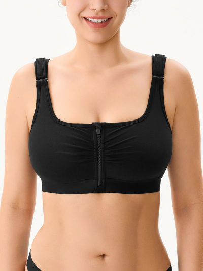Comfort Front Zipper Nursing Everyday Bra