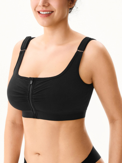 Comfort Front Zipper Nursing Everyday Bra