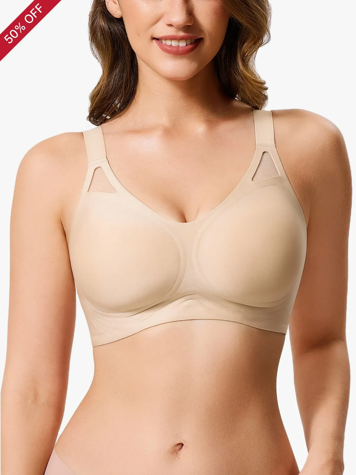 Seamless Push up Wireless Everyday Bra