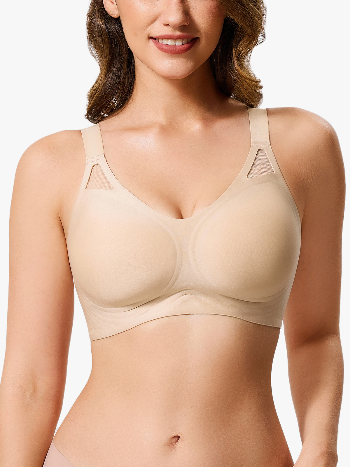 Seamless Push up Wireless Everyday Bra-Brabic