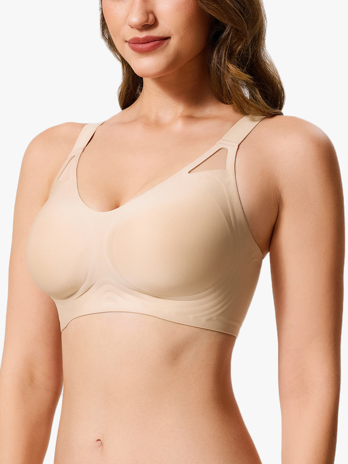 Seamless Push up Wireless Everyday Bra-Brabic
