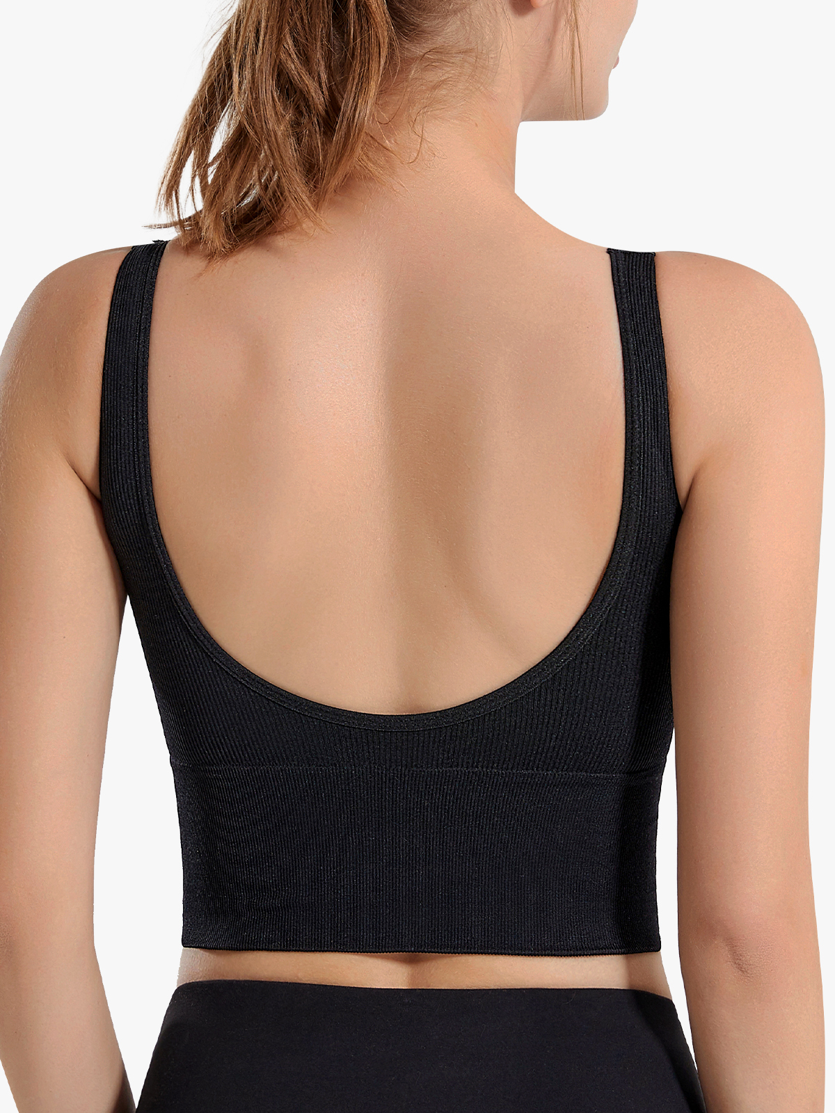 Plunge Padded Longline U-Back Sports Bra