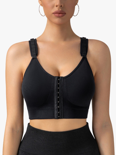 Comfort Wireless Front Closure Sport Bra
