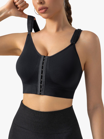 Comfort Wireless Front Closure Sport Bra