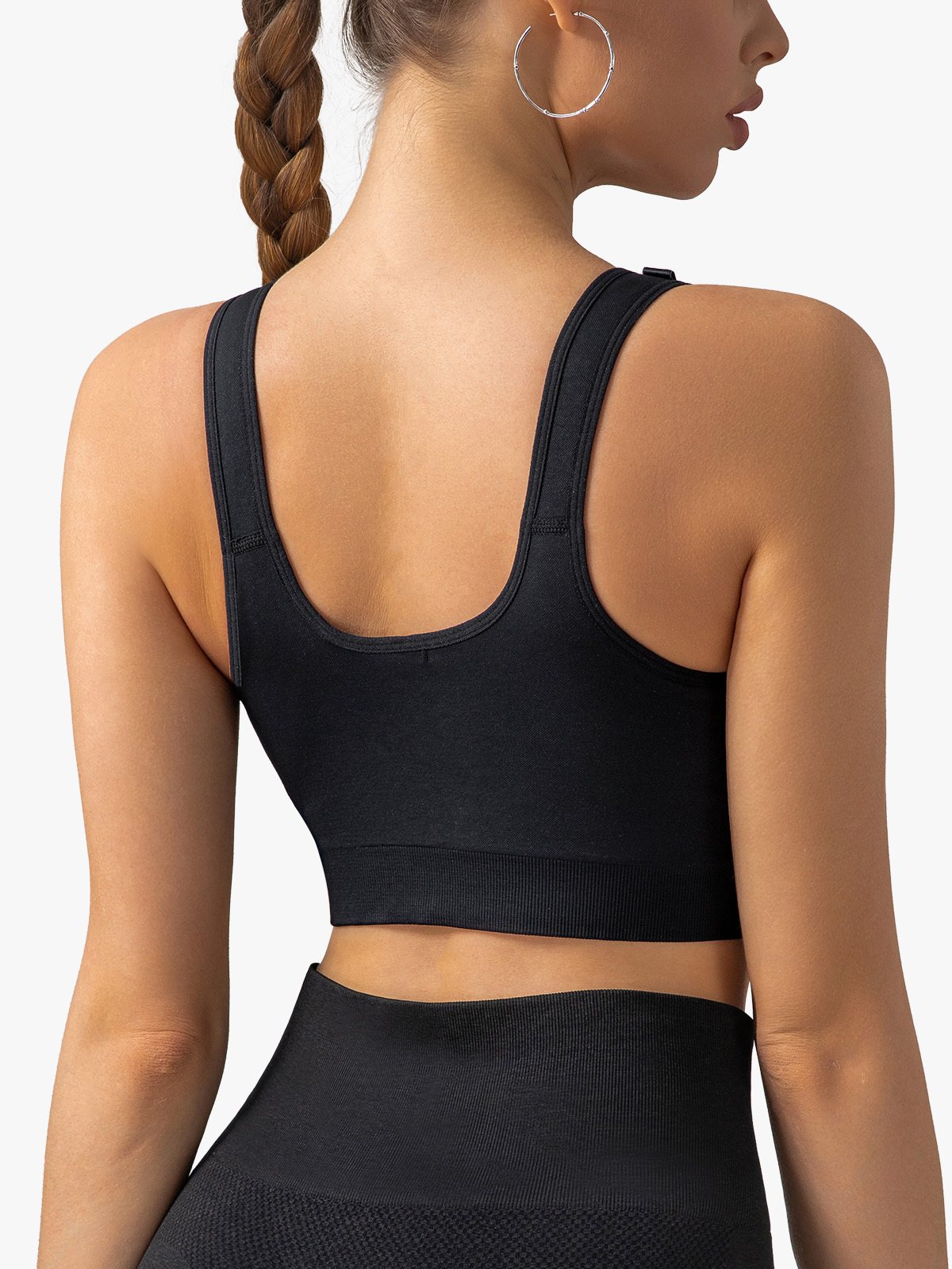 Comfort Wireless Front Closure Sport Bra