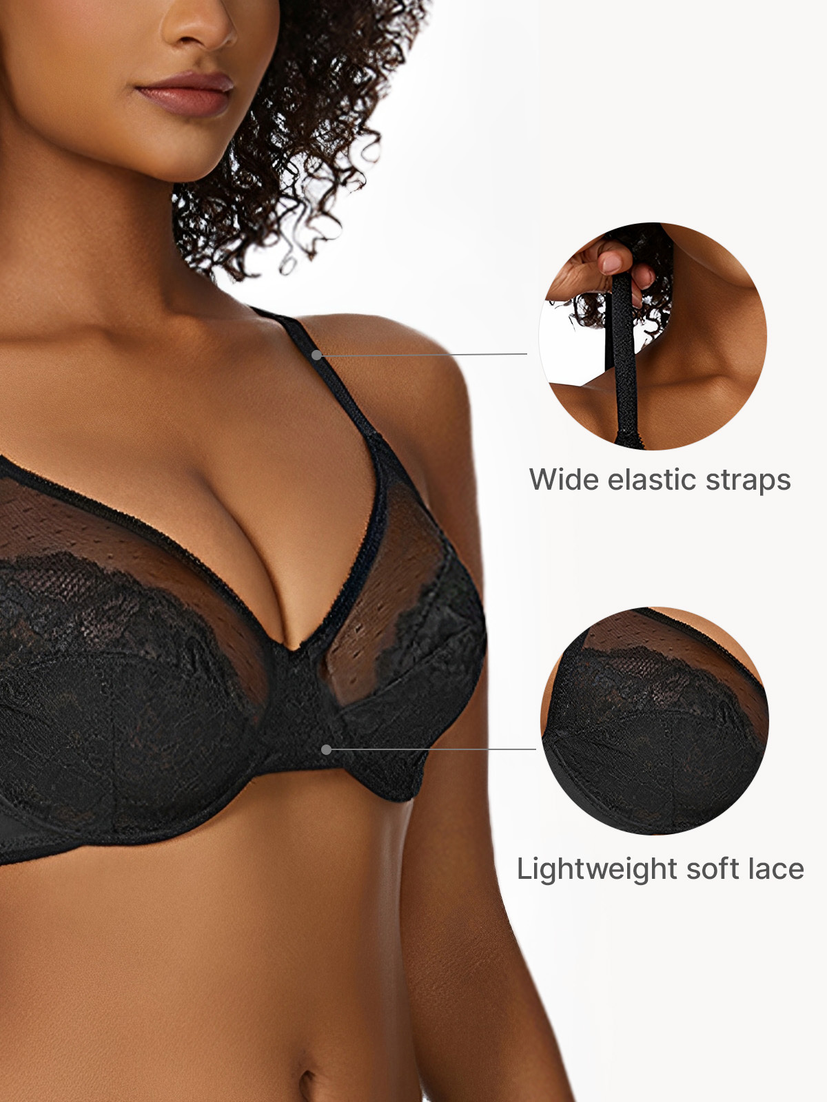 Lace Full Coverage Underwire Everyday Bra