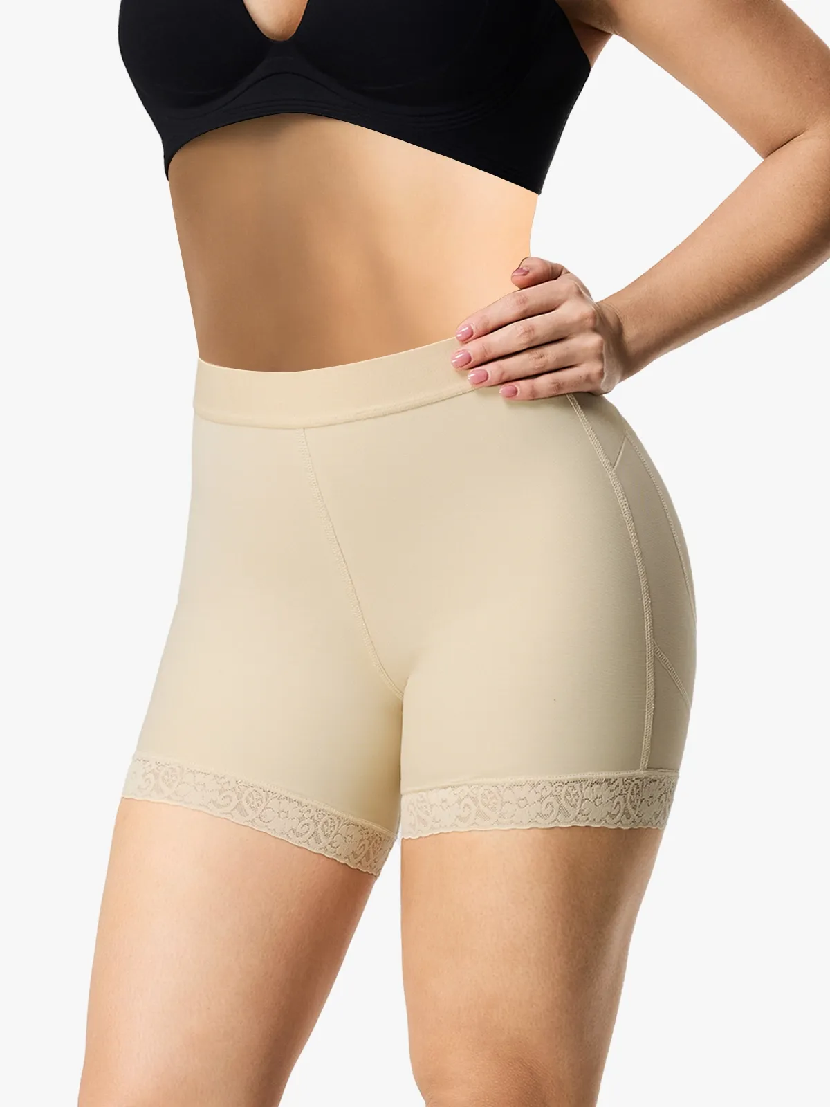Mid-Rise Smoothing Butt Lifting Shorts
