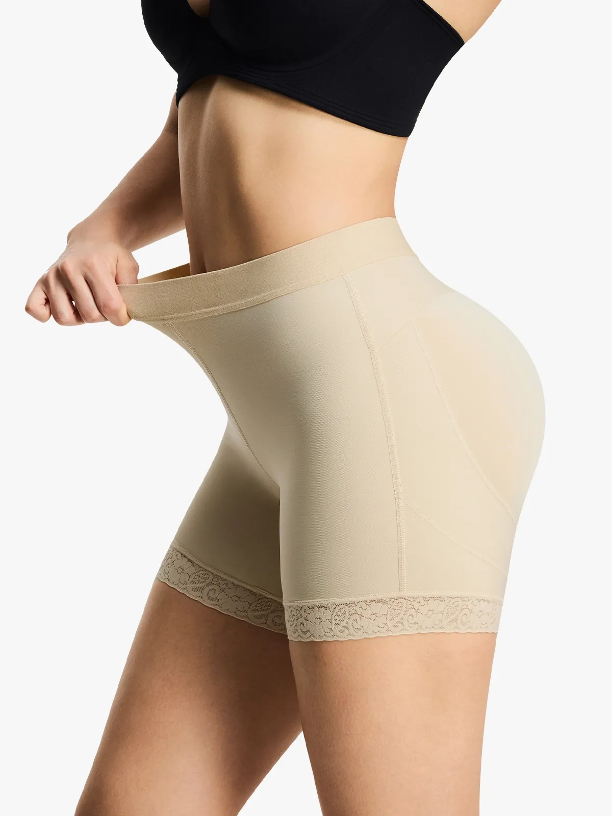 Mid-Rise Smoothing Butt Lifting Shorts