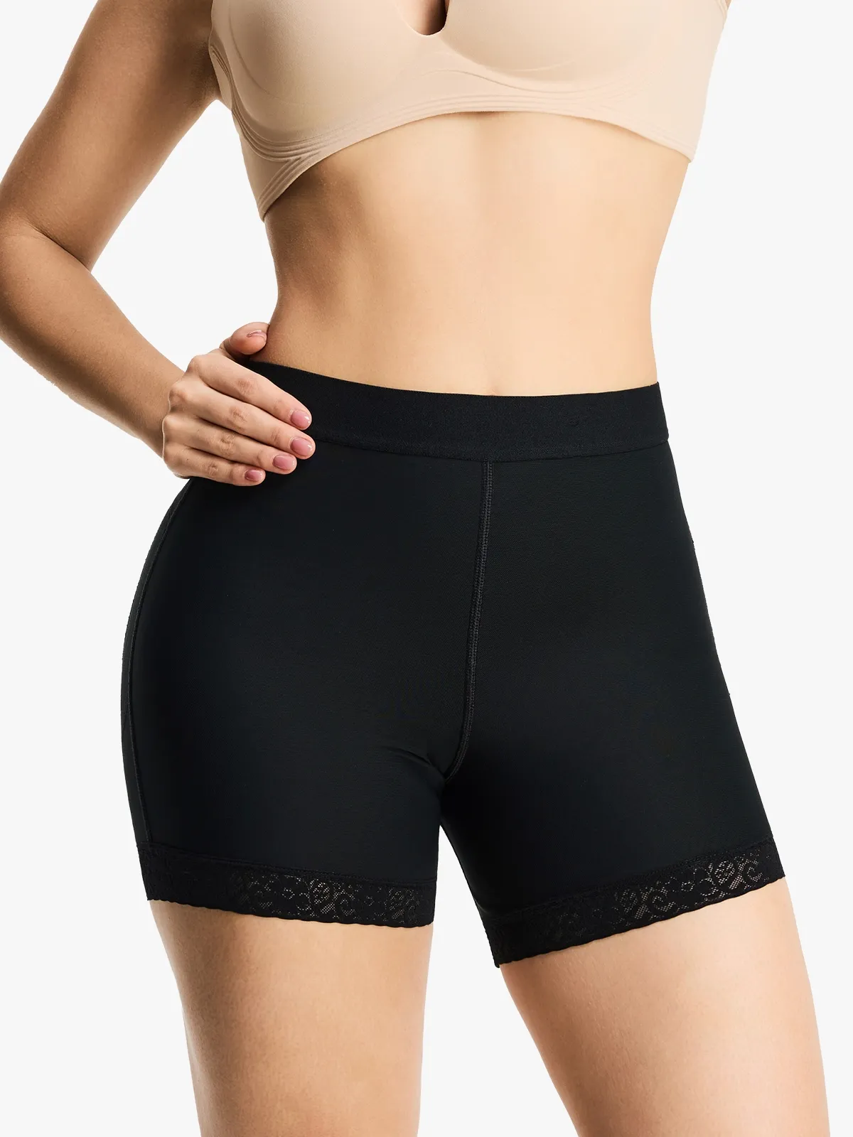 Mid-Rise Smoothing Butt Lifting Shorts