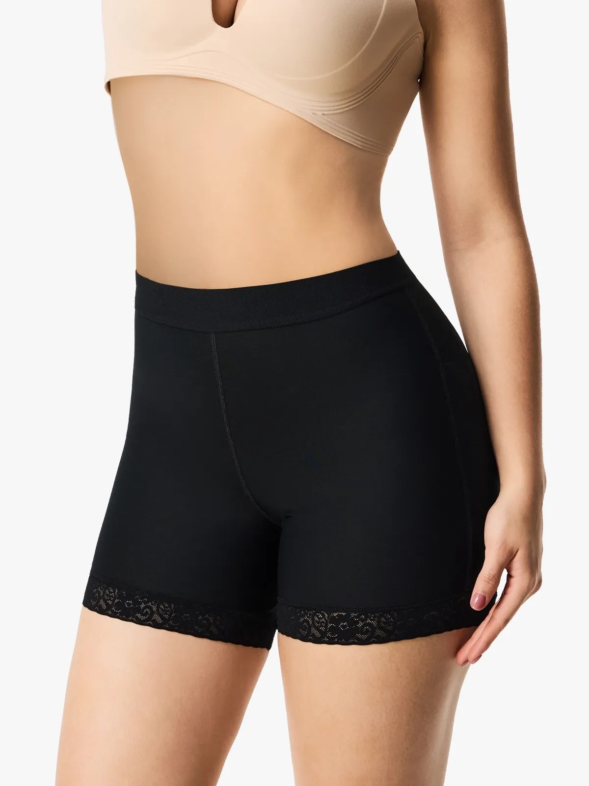 Mid-Rise Smoothing Butt Lifting Shorts