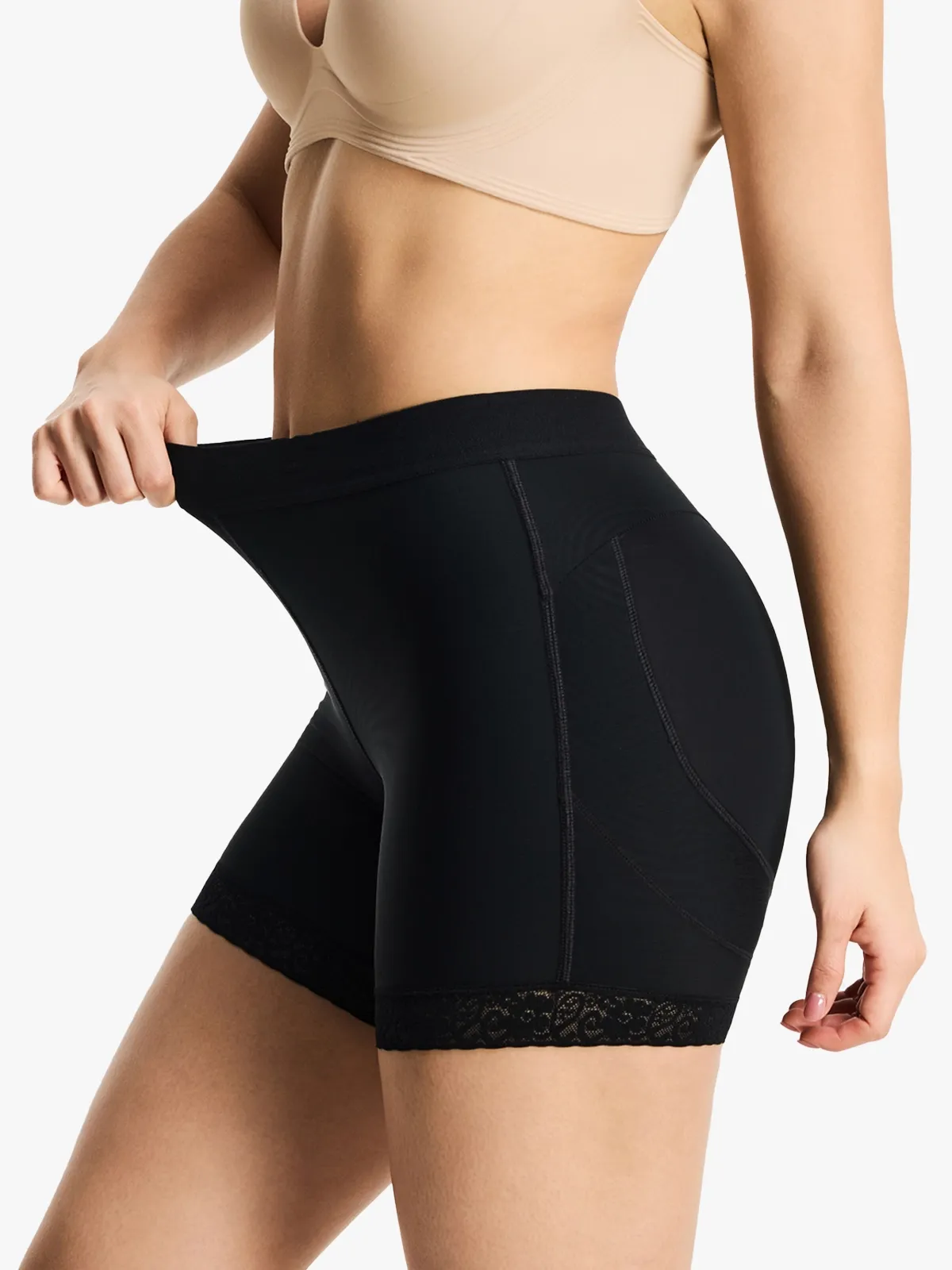 Mid-Rise Smoothing Butt Lifting Shorts