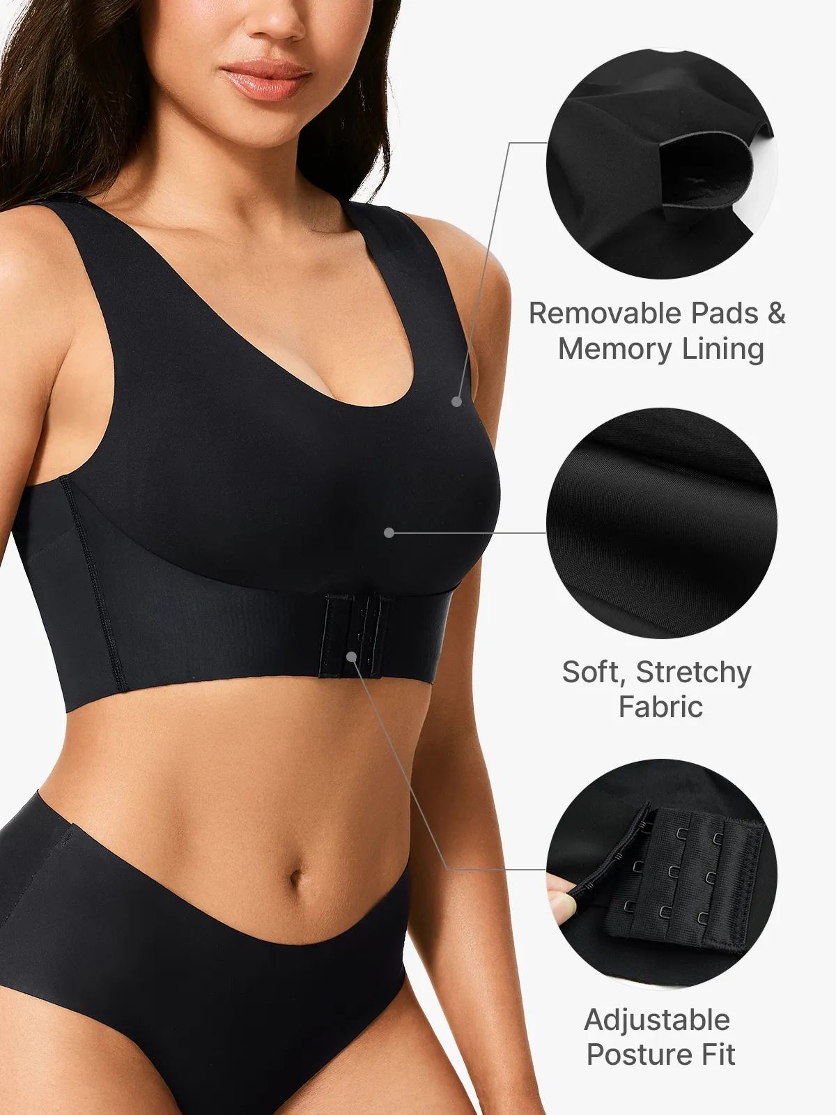 Breast Support Wireless Comfort Bra