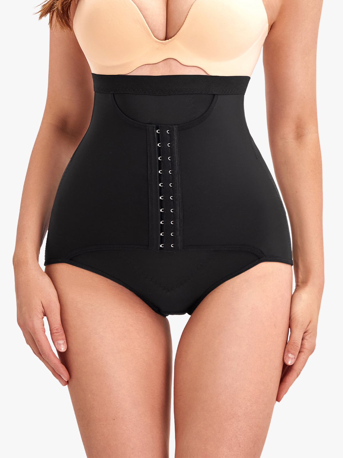 Adjustable Hook High-Waist Tummy Control Butt Lifter Briefs Control Panties-Brabic