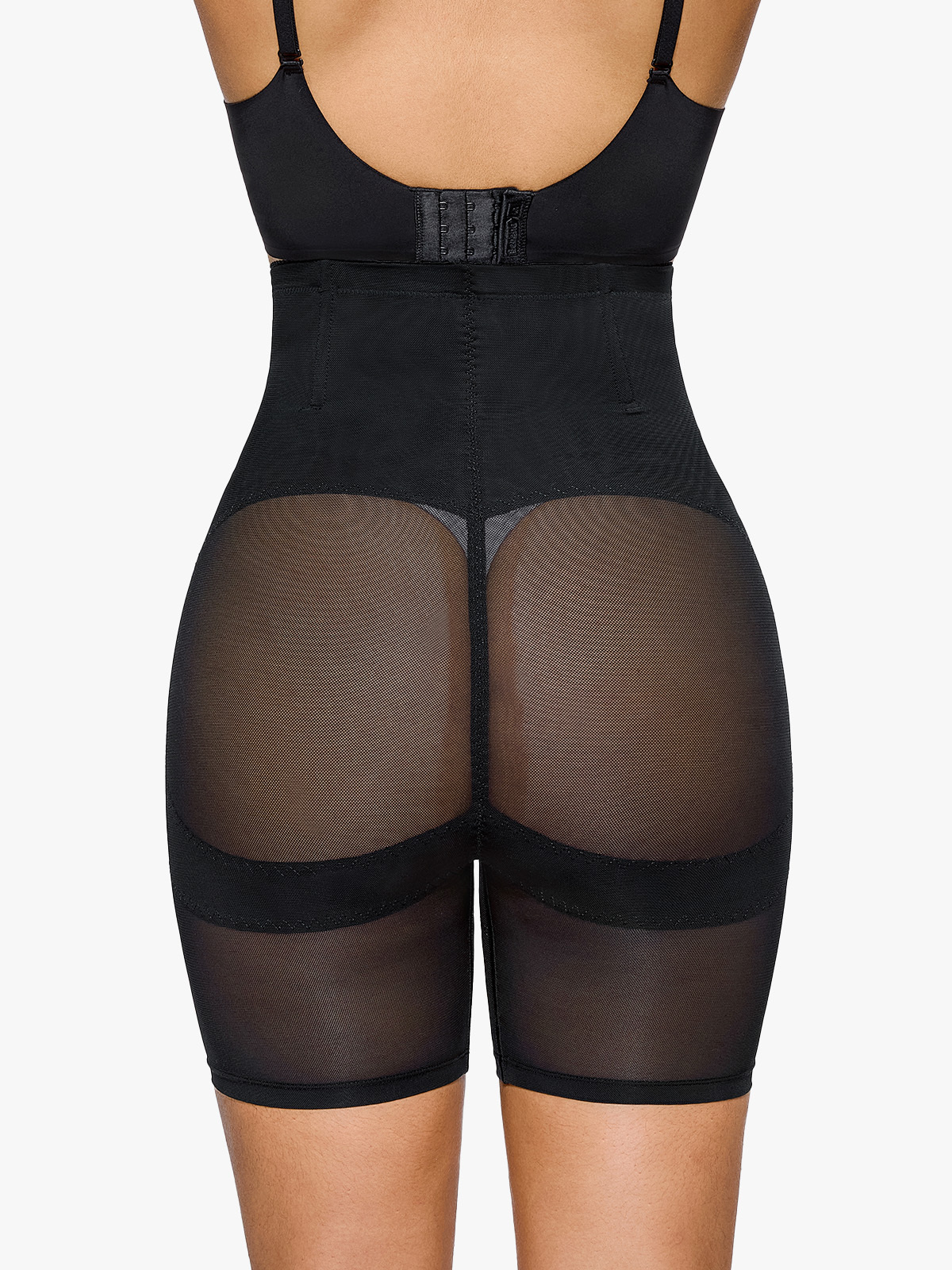 Mesh High Waist Tummy Control Shaper Shorts Butt Lifter Thigh Slimmers