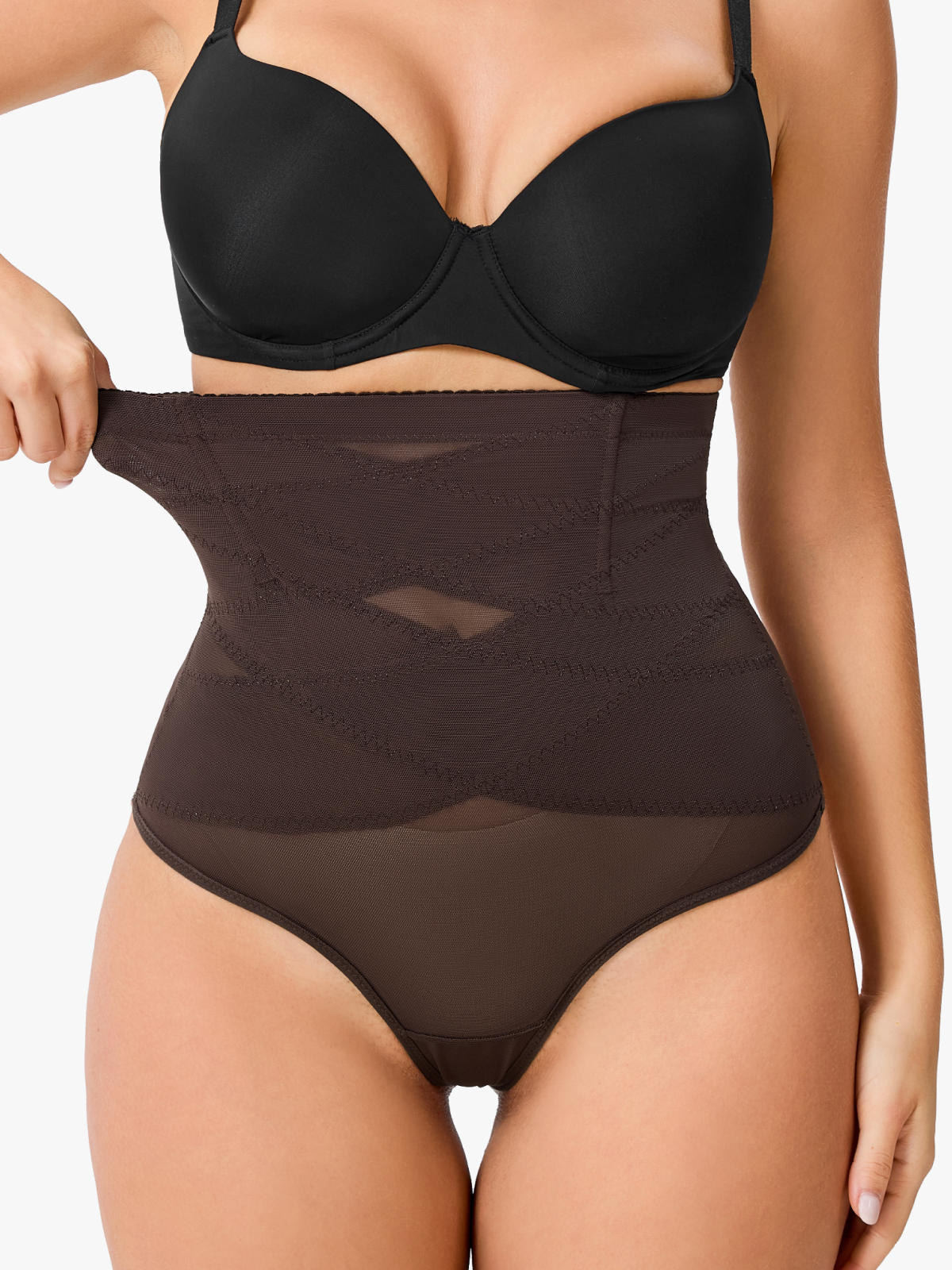 【Free Gift for Any 2 Items】Tummy Control Thong Shapewear High-Waist Butt Lifter Panties