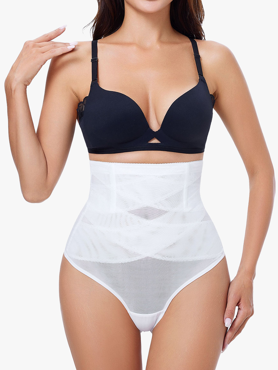 Extreme Tummy Control Thong Shapewear High-Waist Butt Lifter Panties-Brabic
