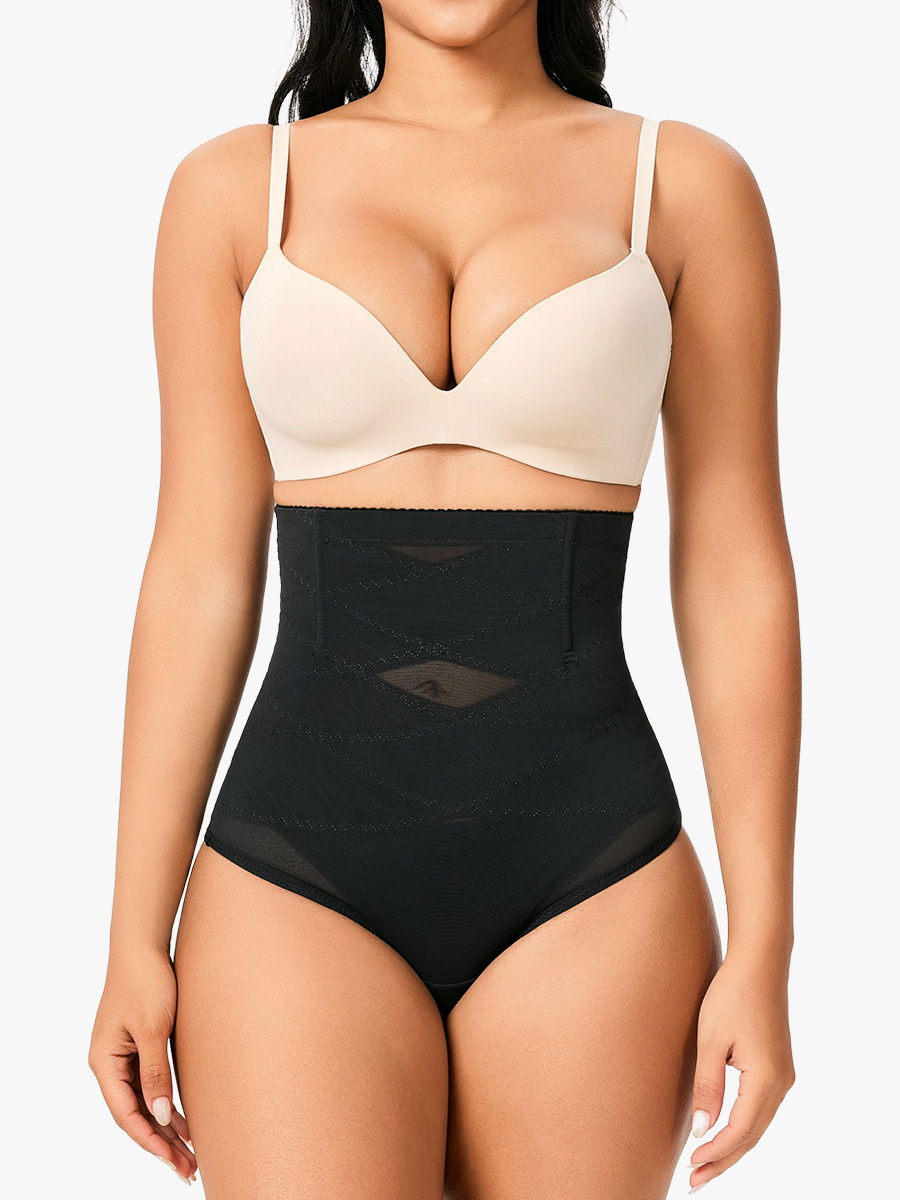 Extreme Tummy Control Thong Shapewear High-Waist Butt Lifter Panties-Brabic