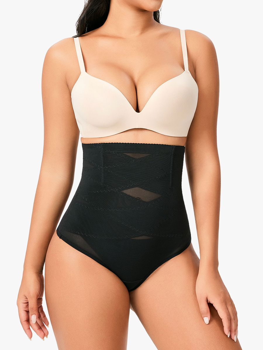 Extreme Tummy Control Thong Shapewear High-Waist Butt Lifter Panties
