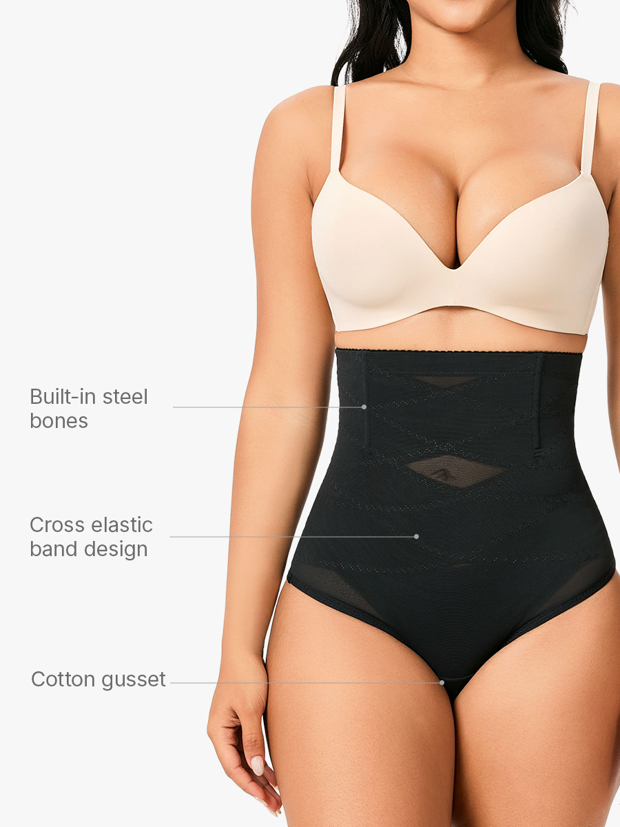 Extreme Tummy Control Thong Shapewear High-Waist Butt Lifter Panties