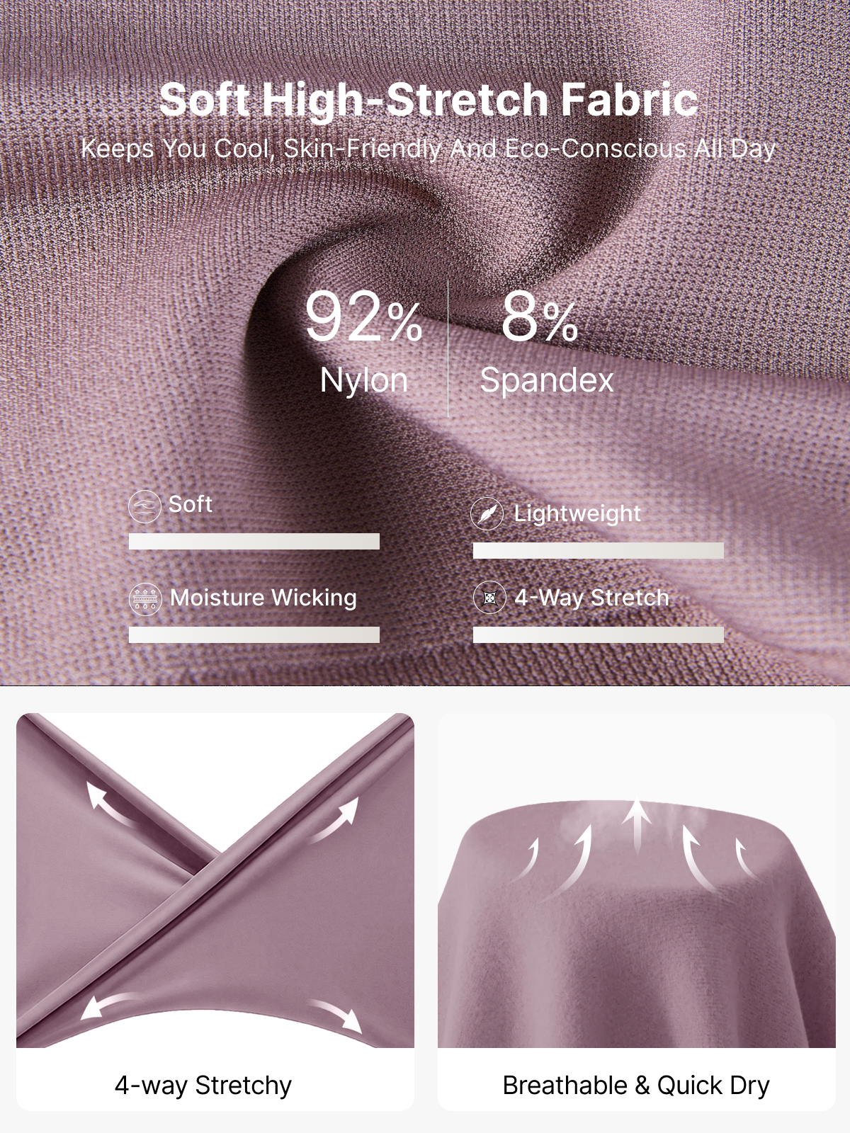 Seamless High Waist Tummy Control Booty Shorts