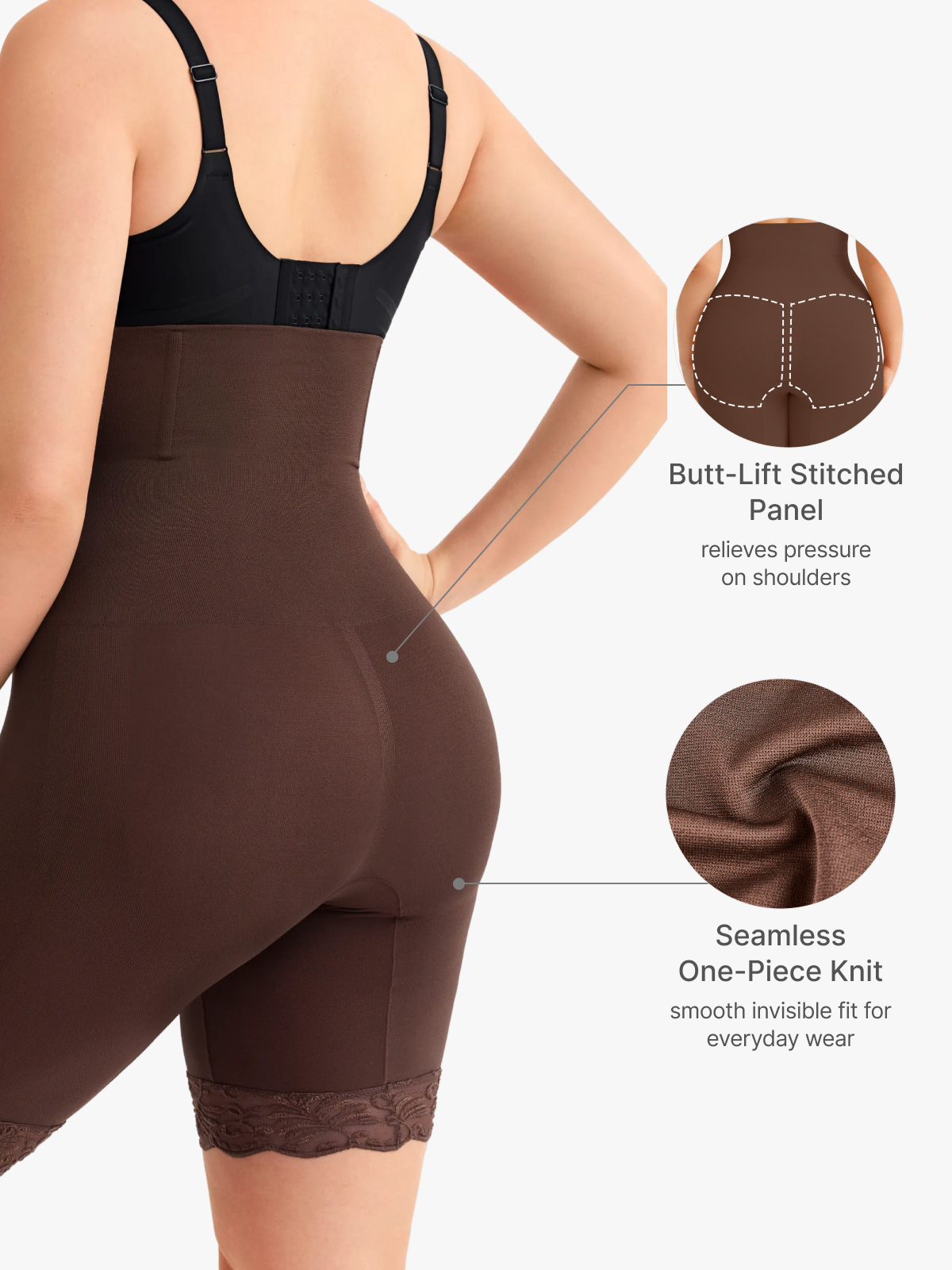 Seamless High Waist Tummy Control Booty Shorts