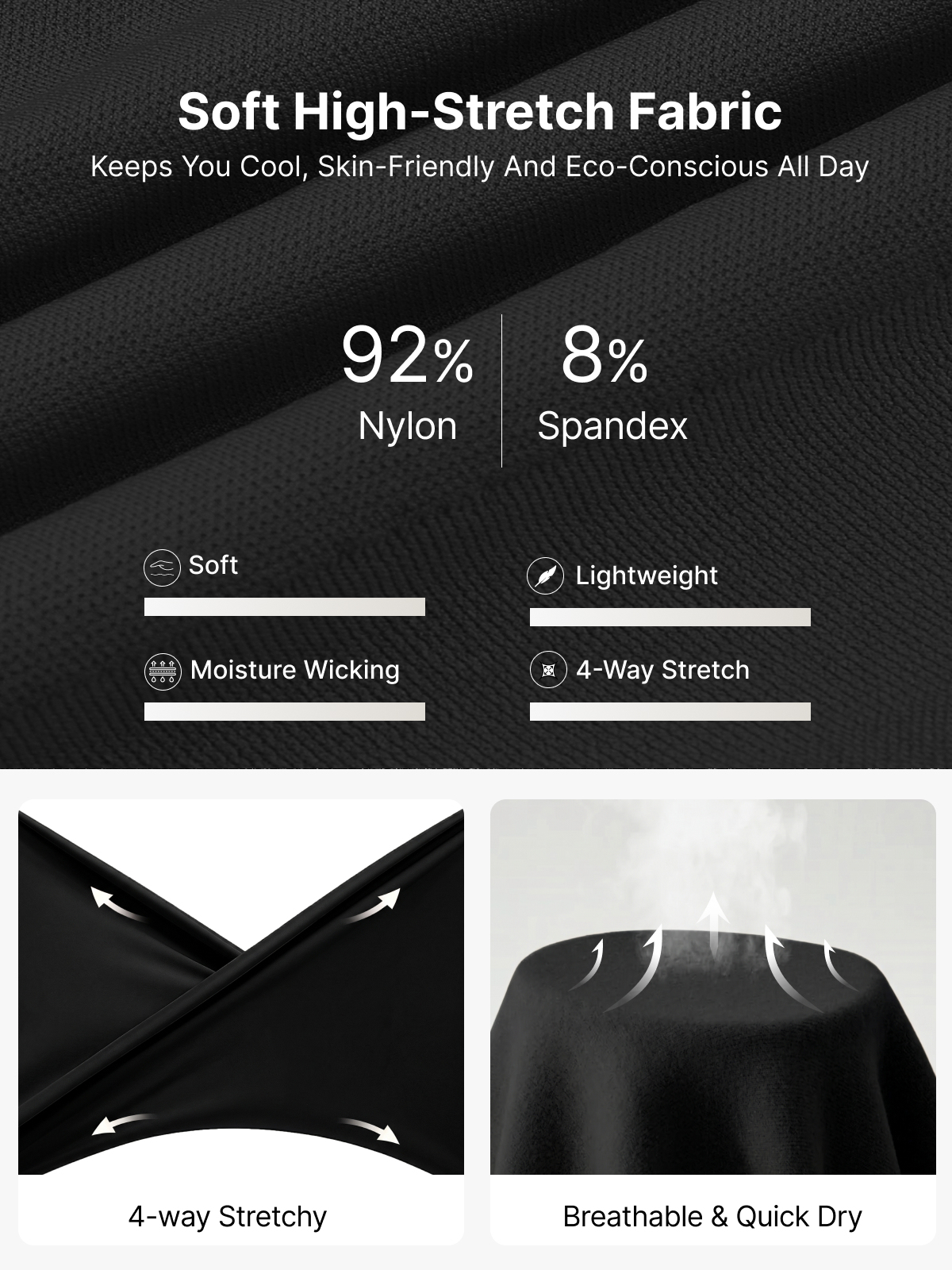 Seamless High Waist Tummy Control Booty Shorts