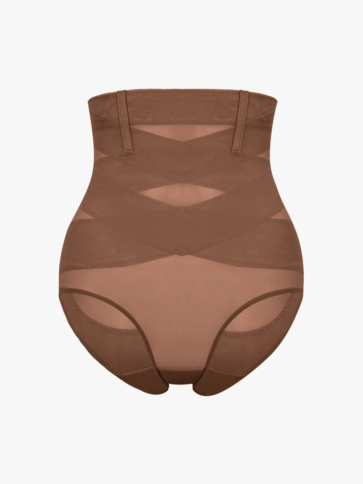 Slimming Double Layer Tummy Control High-Waist Lace Panties