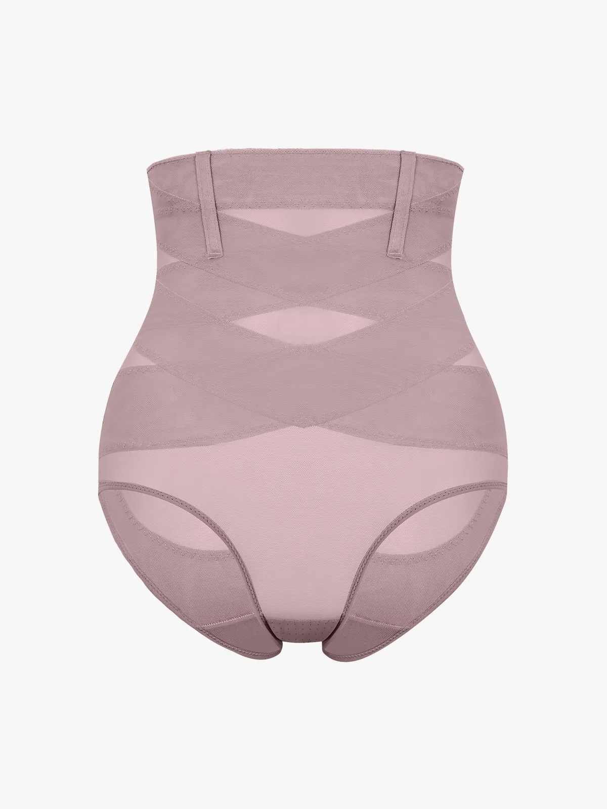 Slimming Double Layer Tummy Control High-Waist Lace Panties