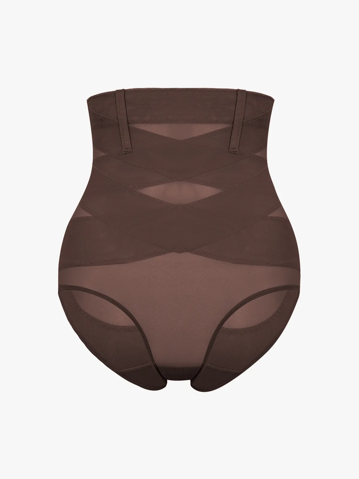 Slimming Double Layer Tummy Control High-Waist Lace Panties