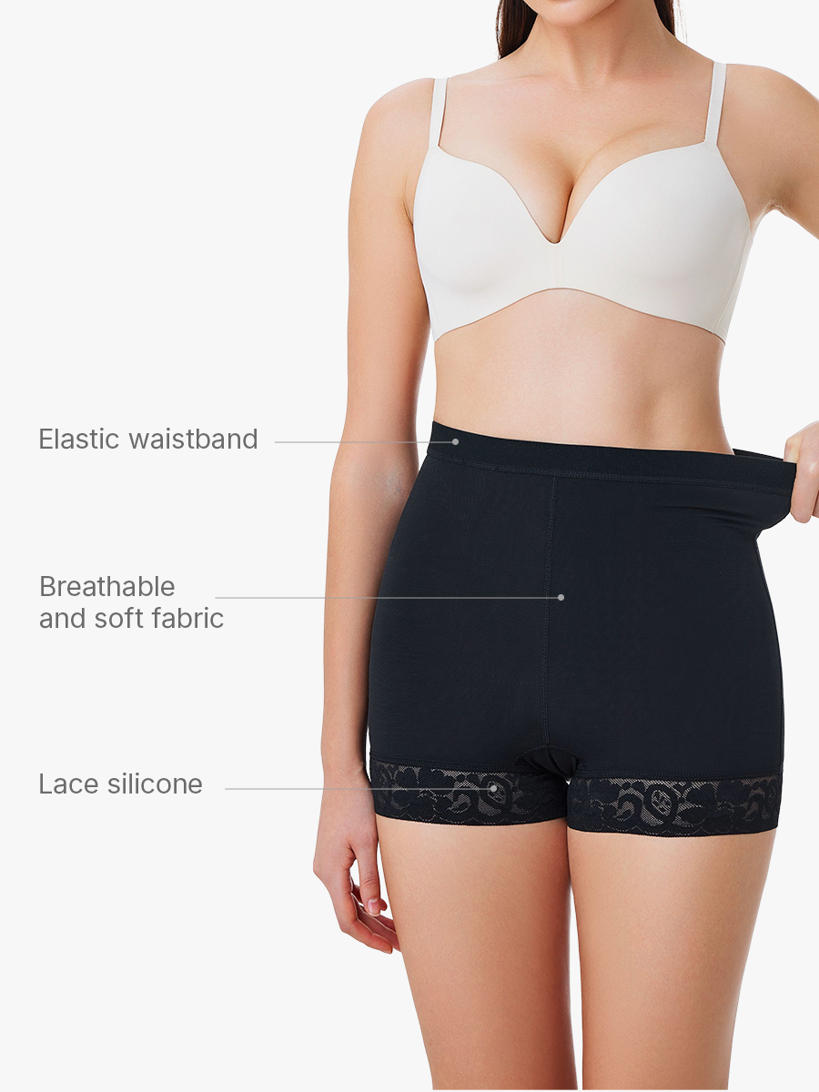 Natural Padded Butt Lift Lace Shapewear Control Panties Bigger Butt Enhancer-Brabic